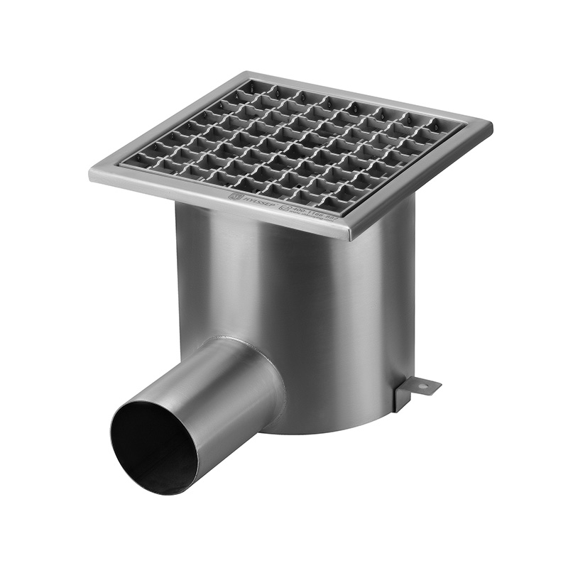 Desagüe de área industrial inoxidable superior cadrado Desagüe de área industrial inoxidable superior cadrado